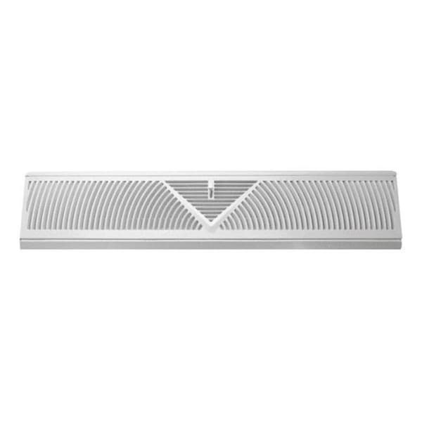 Truaire Truaire C120SW Floor Baseboard Diffuser White - 24 in. 46506 - main